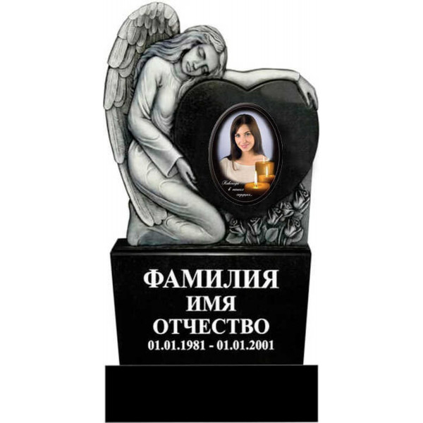 Гранитный резной памятник KP-21090