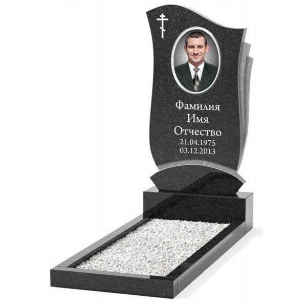 Гранитный памятник фигурной формы KP-21294