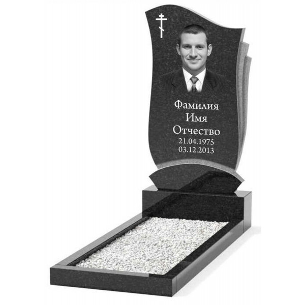 Гранитный памятник фигурной формы KP-21294