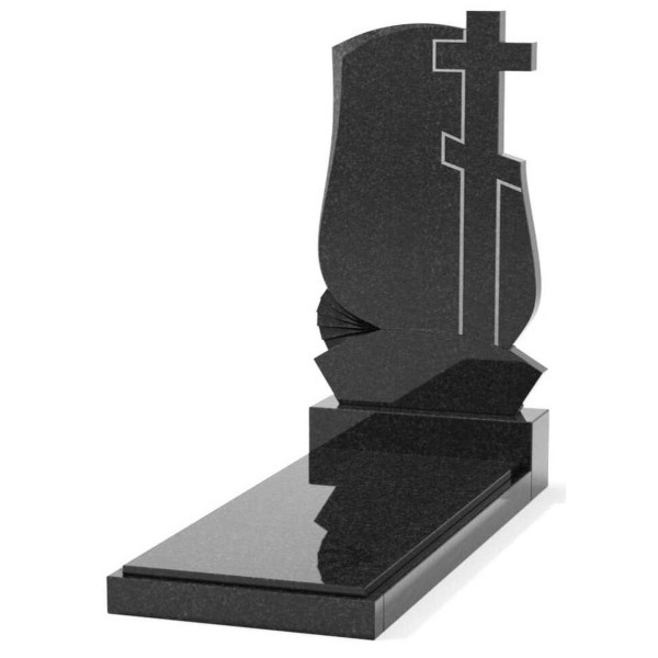 Гранитный памятник фигурной формы KP-21340