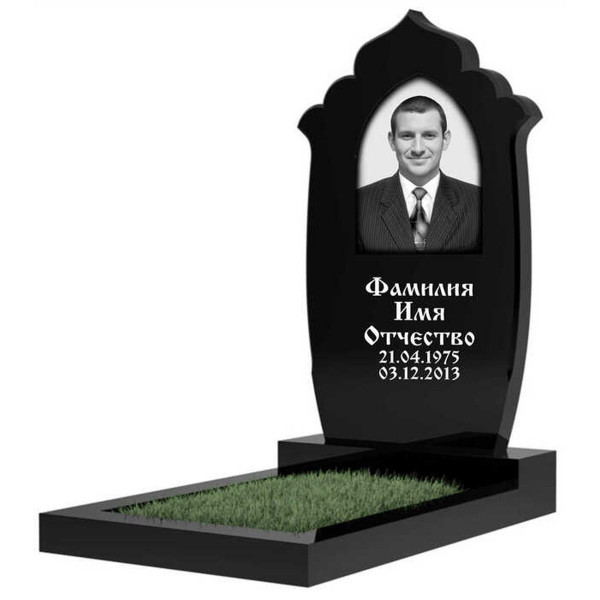 Гранитный памятник фигурной формы KP-21264